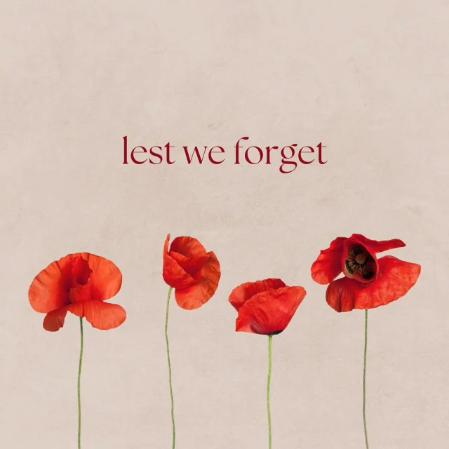 Today, we take a moment to reflect on the sacrifices made by those who came before us, remember the lives lost, and feel deeply grateful for the freedom and peace we have today. May we never forget their courage ♥️

#lestweforget #remembranceday