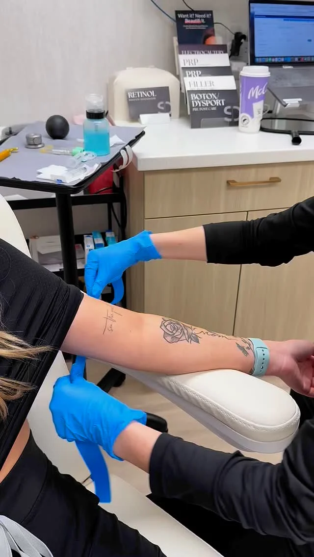 ✨ First time for everything—watch as our fabulous MOA, Emma, tries under-eye PRP for the first time! 💉💛

PRP (Platelet-Rich Plasma) is used to boost collagen, improve skin texture, and reduce dark eye circles and fine lines. 

It’s a natural way to refresh and rejuvenate your under-eye area for a brighter, more youthful look! 🙌🏻✨

Emma was so relaxed during this, she was snacking the whole time—don’t believe us? Check out our story! 

Curious about PRP? Book a complimentary consultation through the link in our bio or call us at 587-410-4295! ☺️🫶🏼