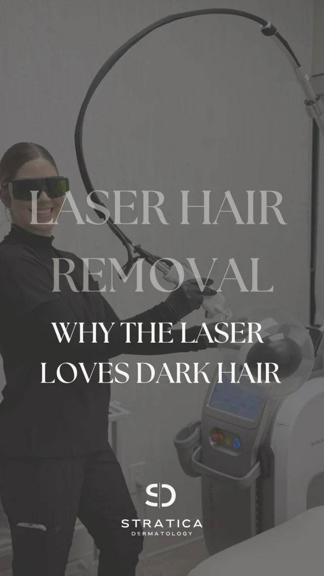 Laser hair removal LOVES dark hair—here’s a quick demo to show why!✨💡

💥 The black balloon = dark hair → It absorbs more laser energy because it contains more melanin (pigment), which converts light into heat, destroying the hair follicle.

💥 The white balloon = light hair → It lacks enough melanin to absorb the laser, so the energy isn’t effective.

💥 The clear balloon = skin → The laser targets hair, not skin, so your skin stays safe—just like the clear balloon!

Darker, coarser hair gets the best results with laser hair removal because it absorbs the laser energy efficiently! 💞 

Book online, DM, or call us at 587-410-4295 to schedule an appointment 📲